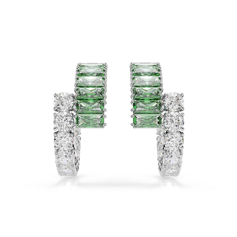 Swarovski Matrix Hoop Earrings image number 1